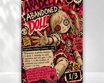 Arabella, Poupée Abandonnée Cartes Proxies Personnalisées MTG