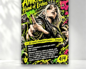 Anikthea, Main d'Érèbe - Cartes proxy personnalisées Neon Art MTG