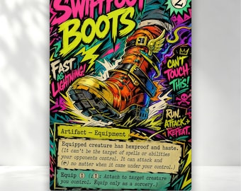 Bottes Swiftfoot Cartes proxy personnalisées MTG