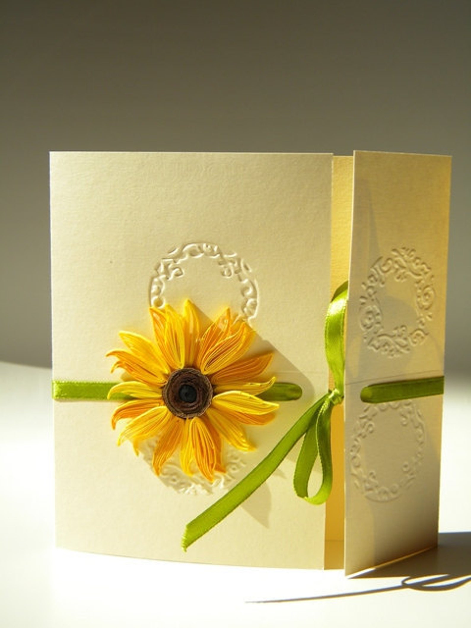 Sunflower Card Wedding Anniversary Card Spectacular Sunflower Etsy