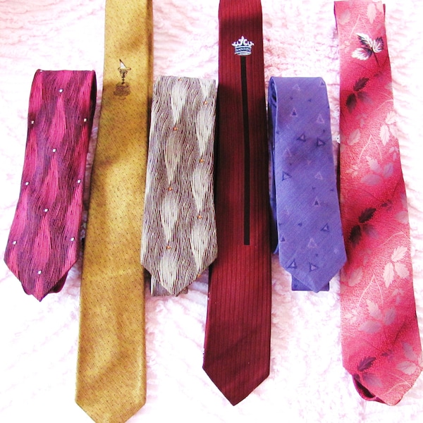 Holiday  Special /6 Skinny Men's Neckties