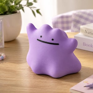 Purple Ditto Controller Stand, Kawaii Gamer Desk Decor, Gaming Accessory Holder  (12 × 11 × 9.8 cm)