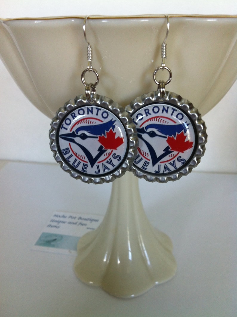 Toronto Blue Jays Earrings Toronto Blue Jays Jewelry Toronto Etsy