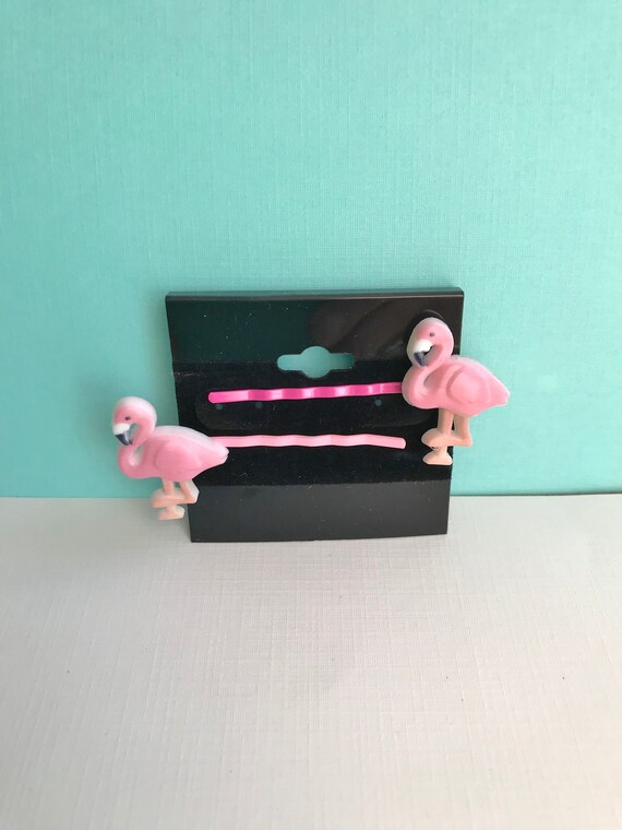Pink Flamingo Hair Pins Pink Flamingo Bobby Pins Pink Etsy