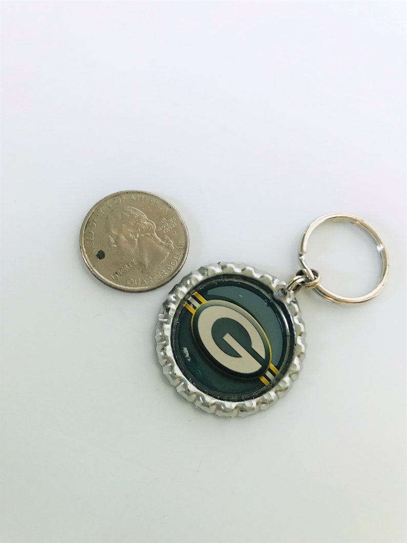Green Bay Packers Key Ring Packers Keychain Green Bay Etsy