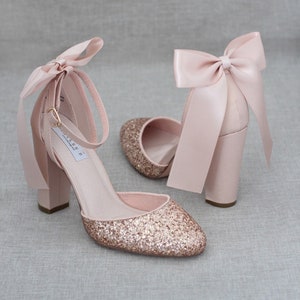 girls rose gold dress shoes