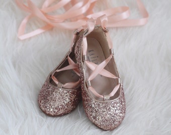 rose gold junior trainers