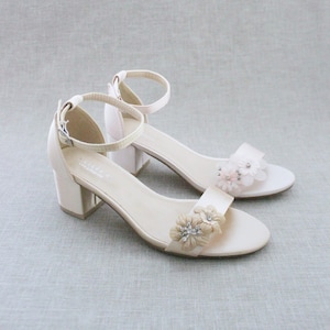 Women s Light Blue Block Heel Shoes Size 12 Etsy
