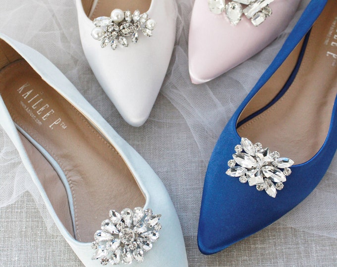 JEWELED SHOE CLIPS Wedding Accessories Bridesmaids Gift Etsy