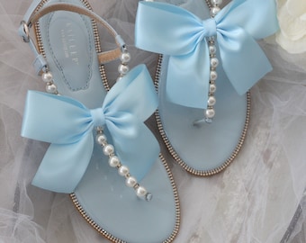 light blue rhinestone heels