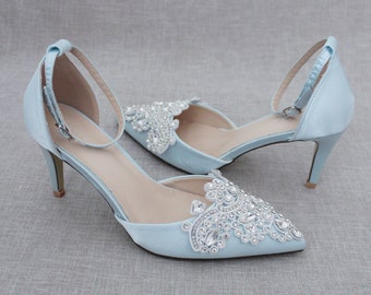 baby blue ladies shoes