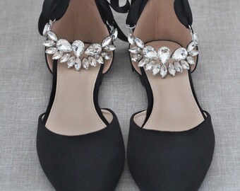Black Wedding Shoes Etsy