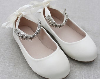 childrens ivory shoes for wedding