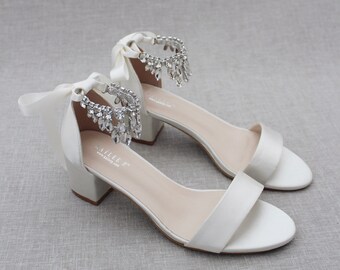 prom shoes thick heel