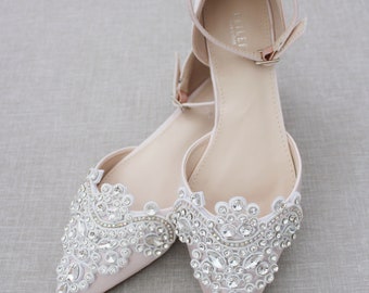 bling wedding trainers