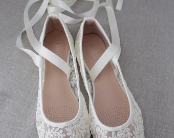 ladies lace up flats