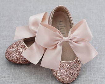 childrens rose gold shoes