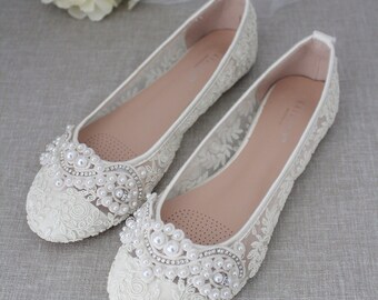 ivory bridesmaid shoes