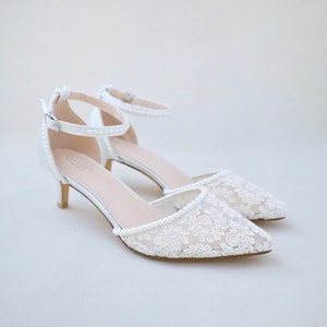 Ivory Kitten Heels Etsy Singapore