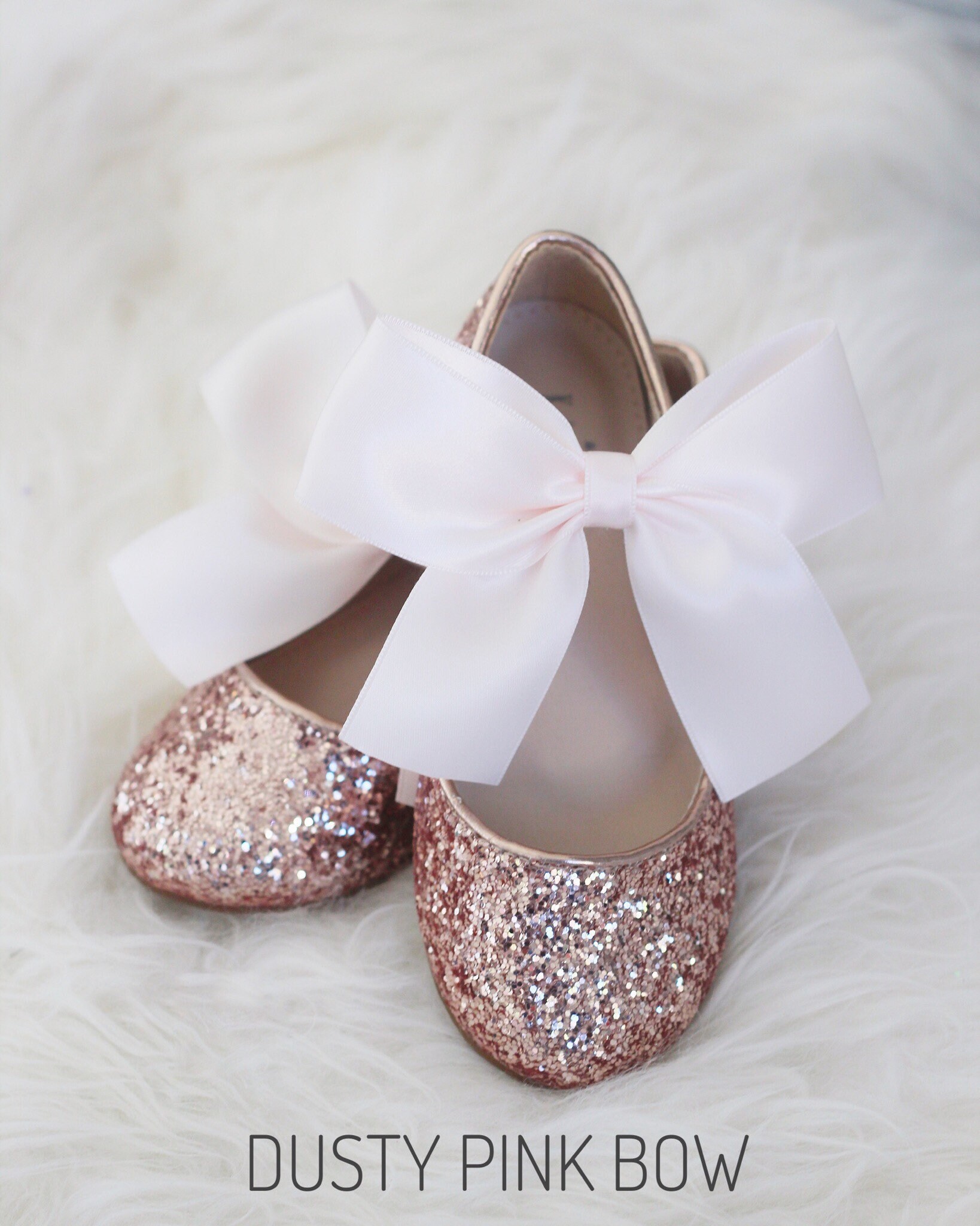 Rose Gold Rock Glitter Mary-jane With 