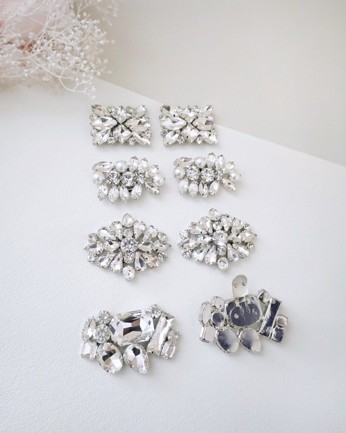 JEWELED SHOE CLIPS Wedding Accessories Bridesmaids Gift Etsy