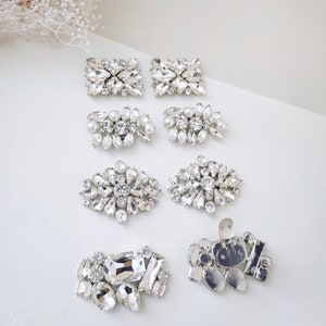 JEWELED SHOE CLIPS Wedding Accessories Bridesmaids Gift - Etsy