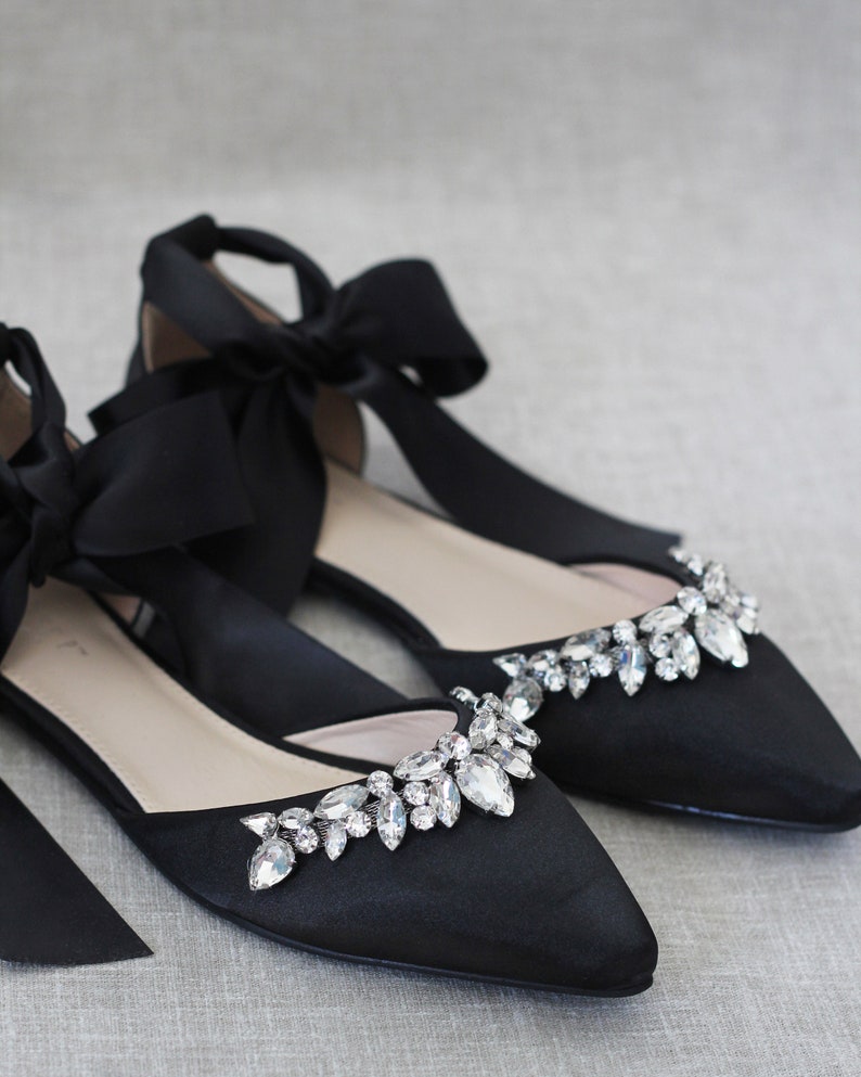 flat black pointy shoes