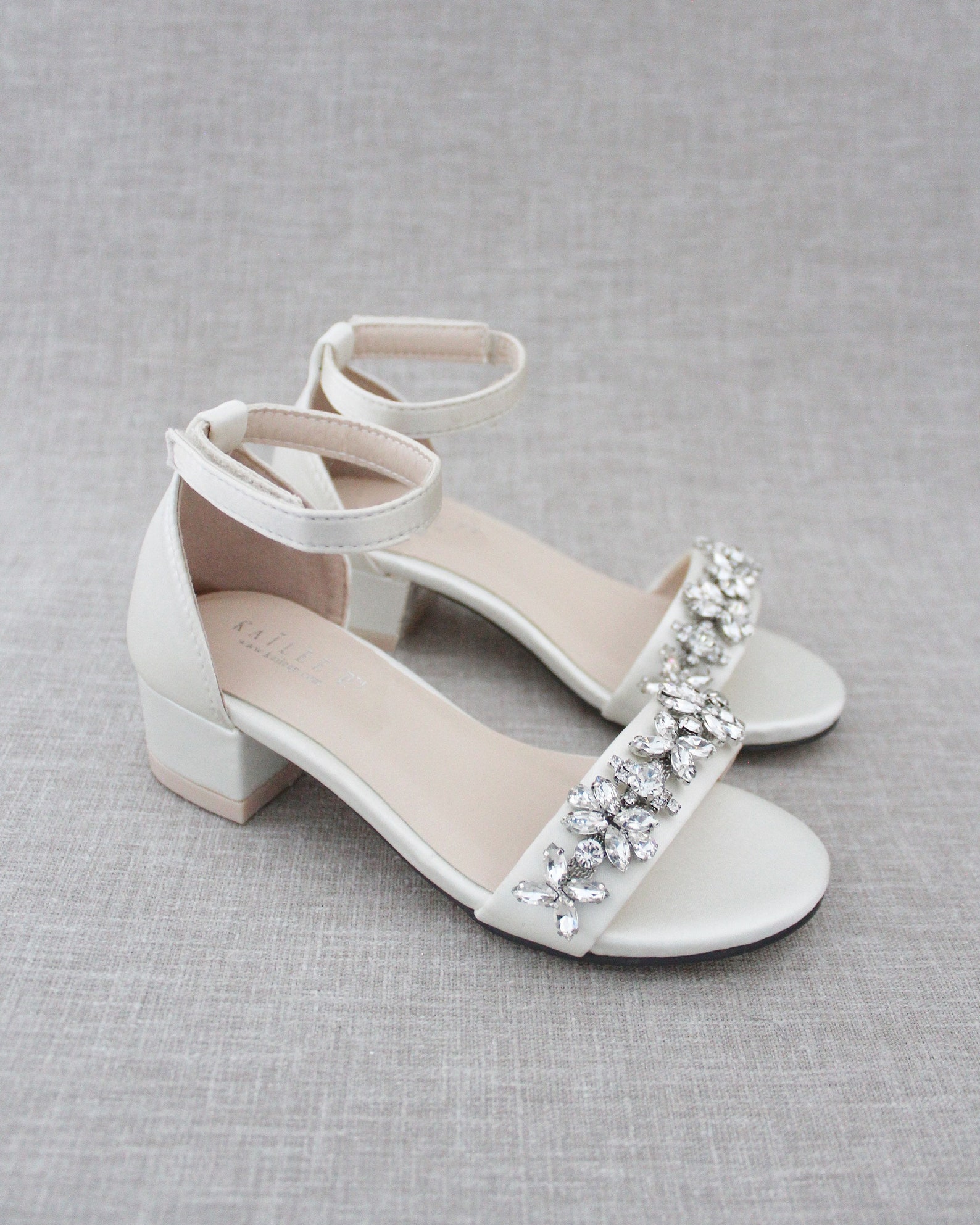 block heel sandals floral