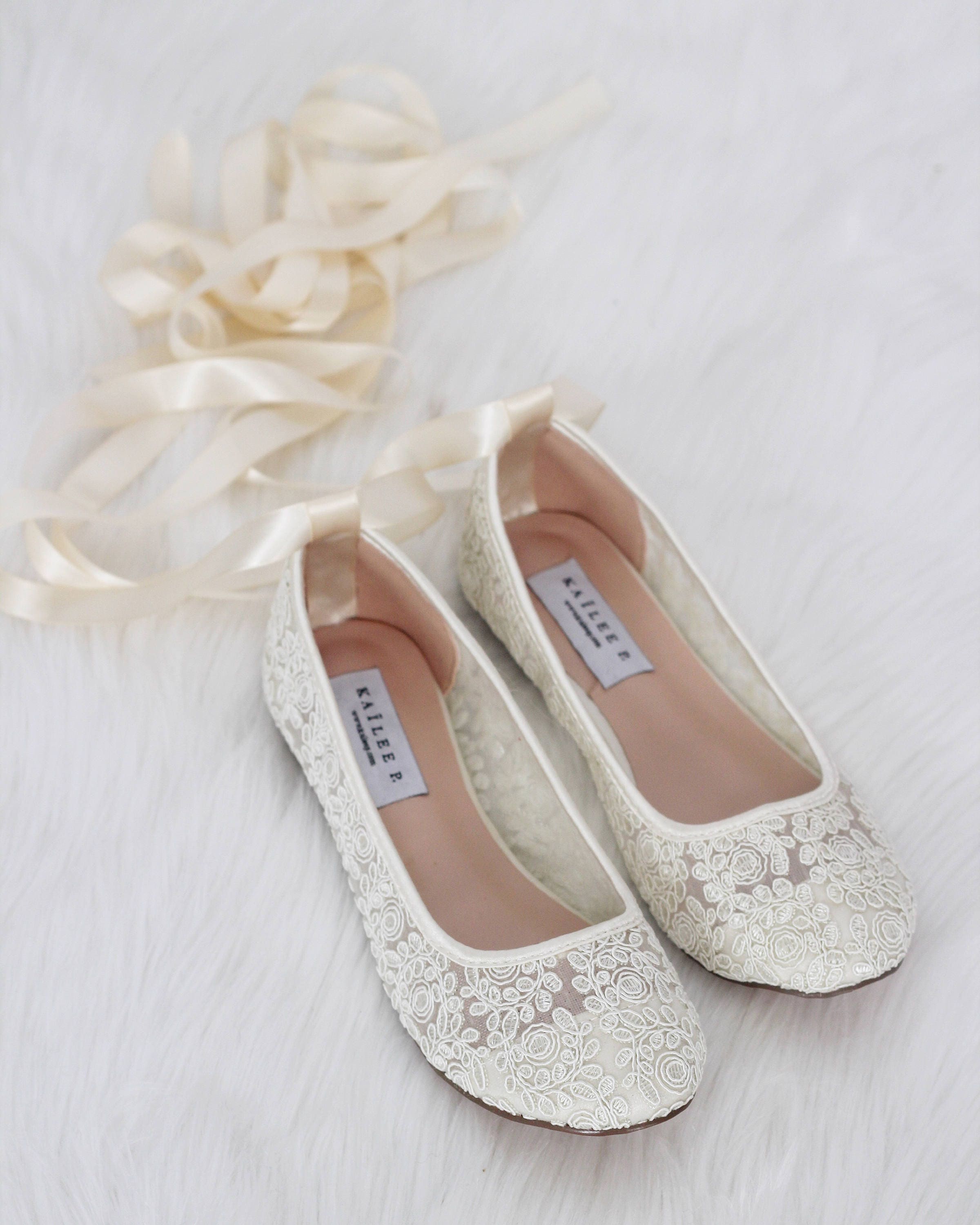 ivory pointed flats