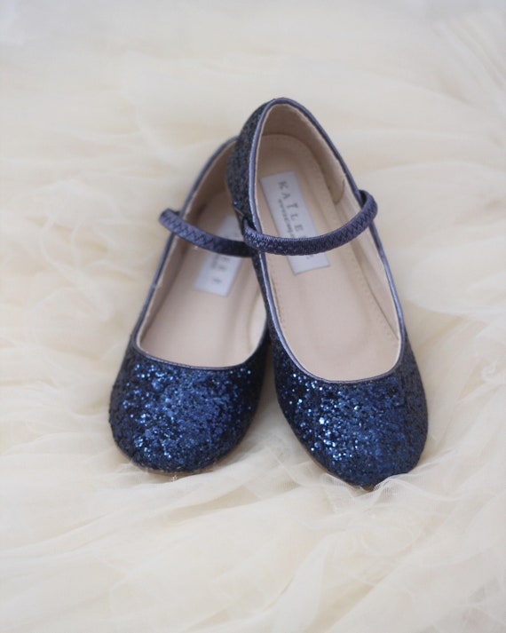 navy blue shoes for girl