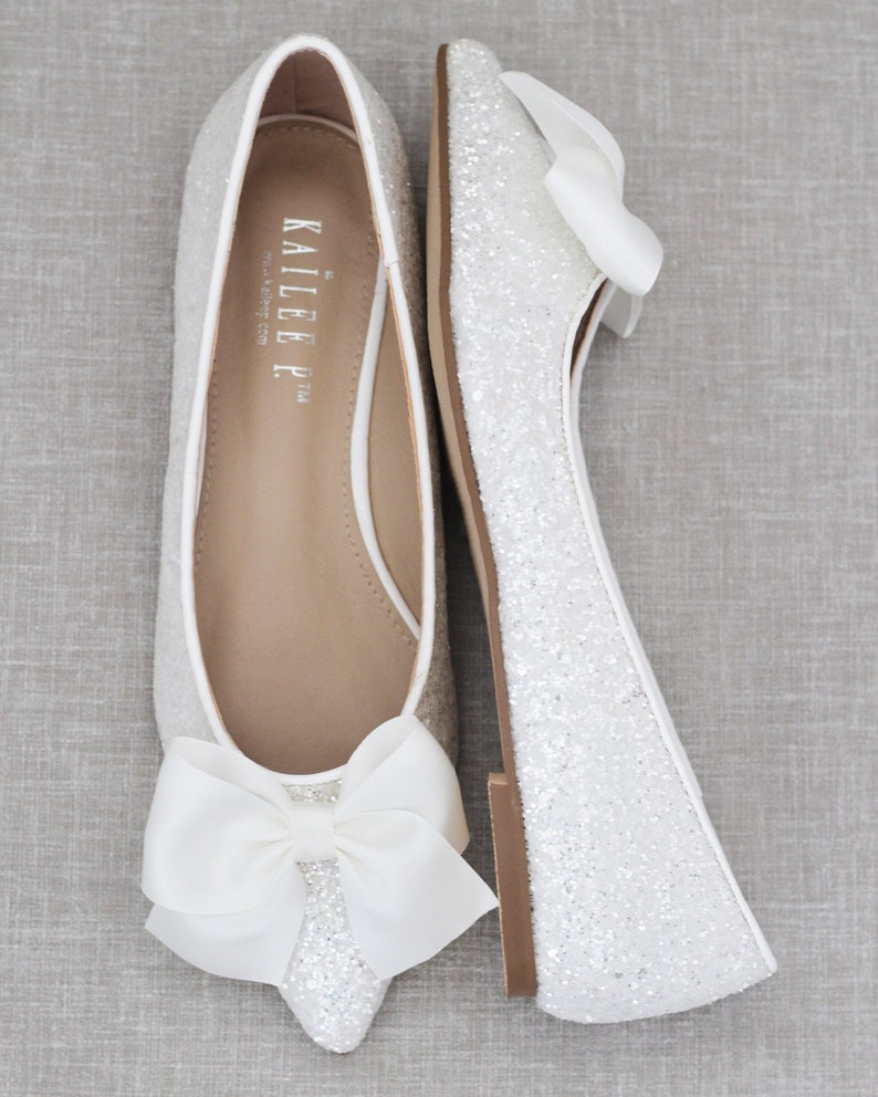 oversized bow flats