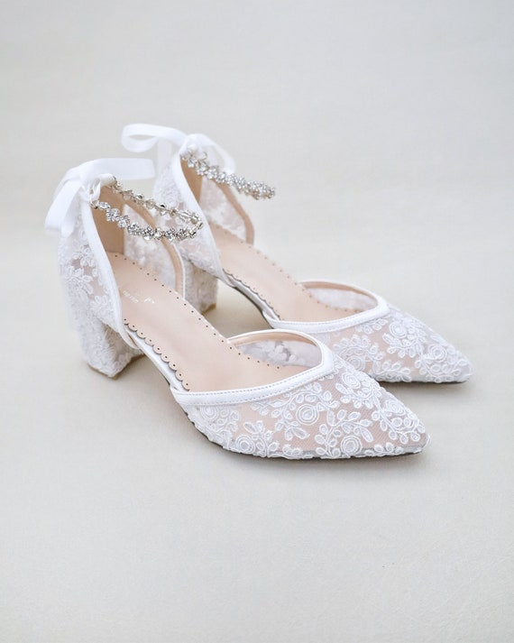 Crochet wedding shoes store