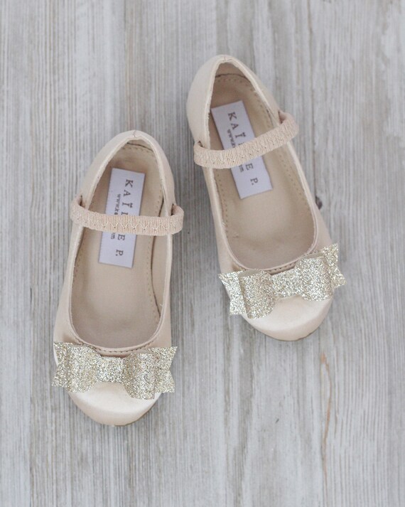Girls champagne store shoes