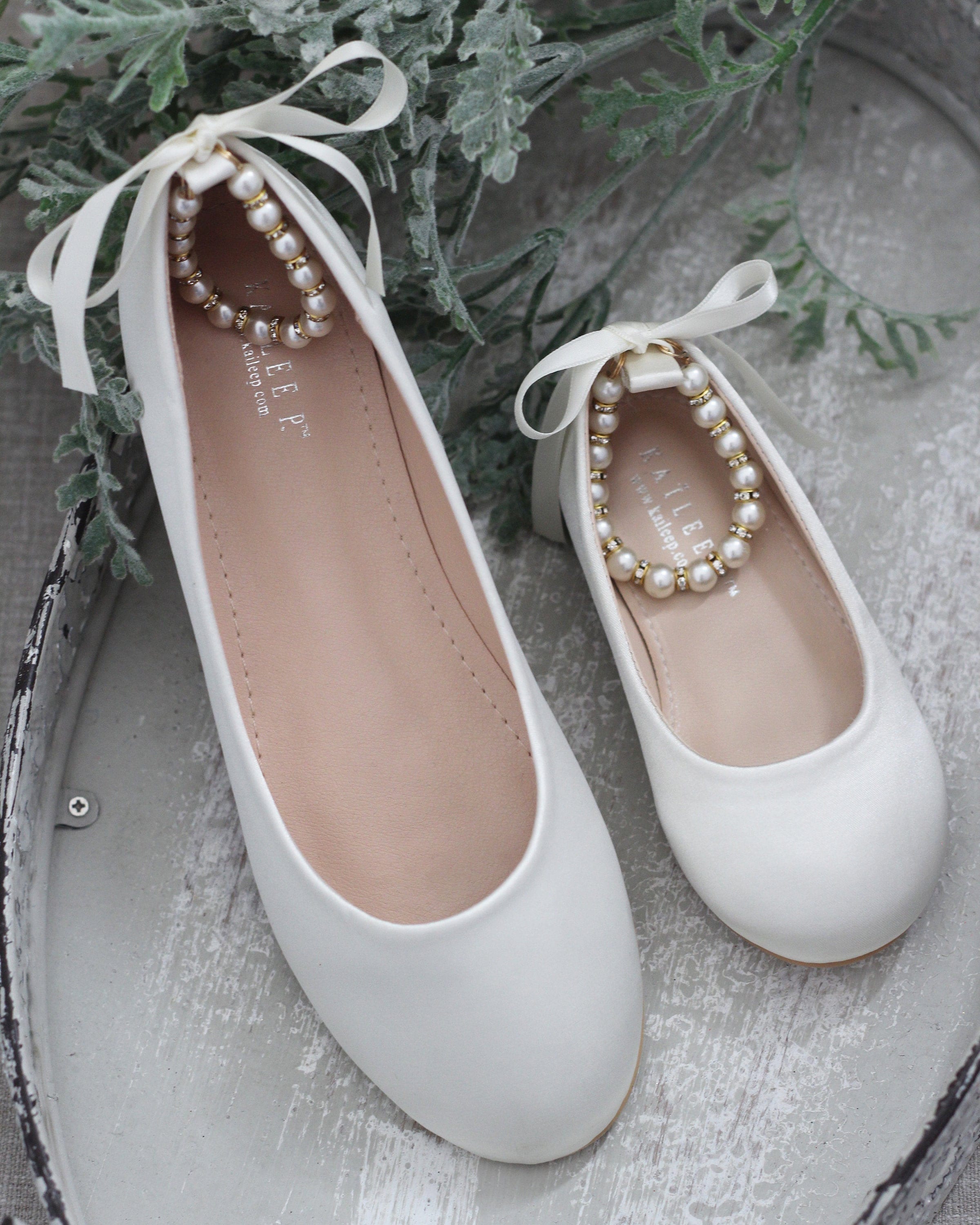 Kids bridal store shoes