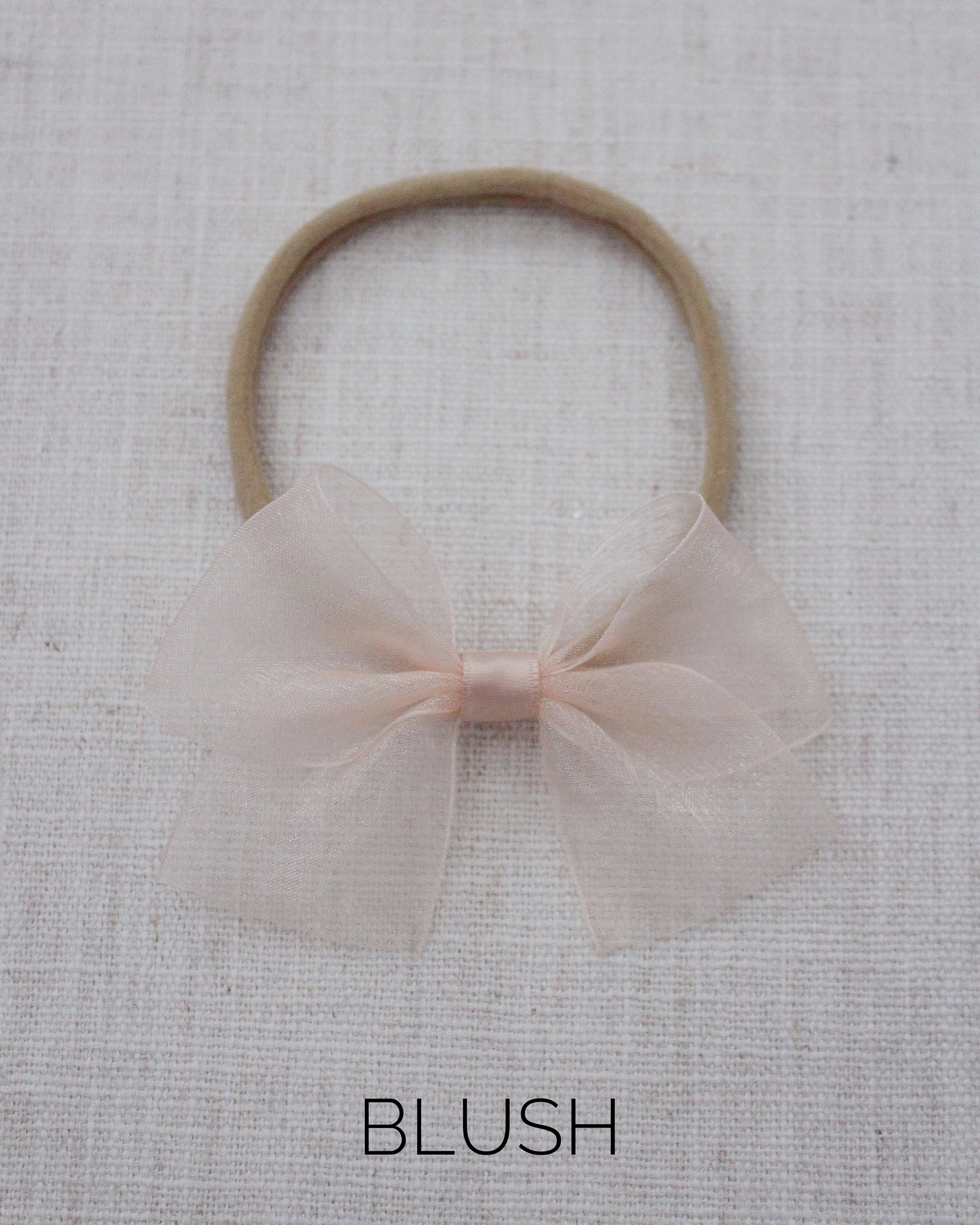 SHEER ORGANZA BOWS - Hair Clips, Holiday Hair Bows, Flower 