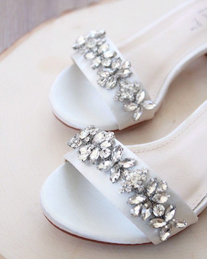 satin block heel sandals