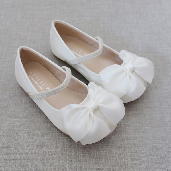 champagne flower girl shoes