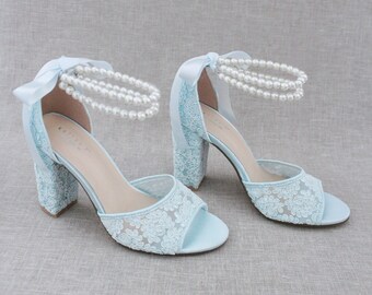 Light Blue Heels - Etsy
