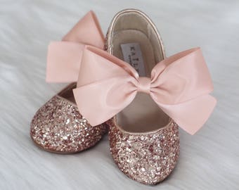 Gold dress shoes for baby girl Clearance