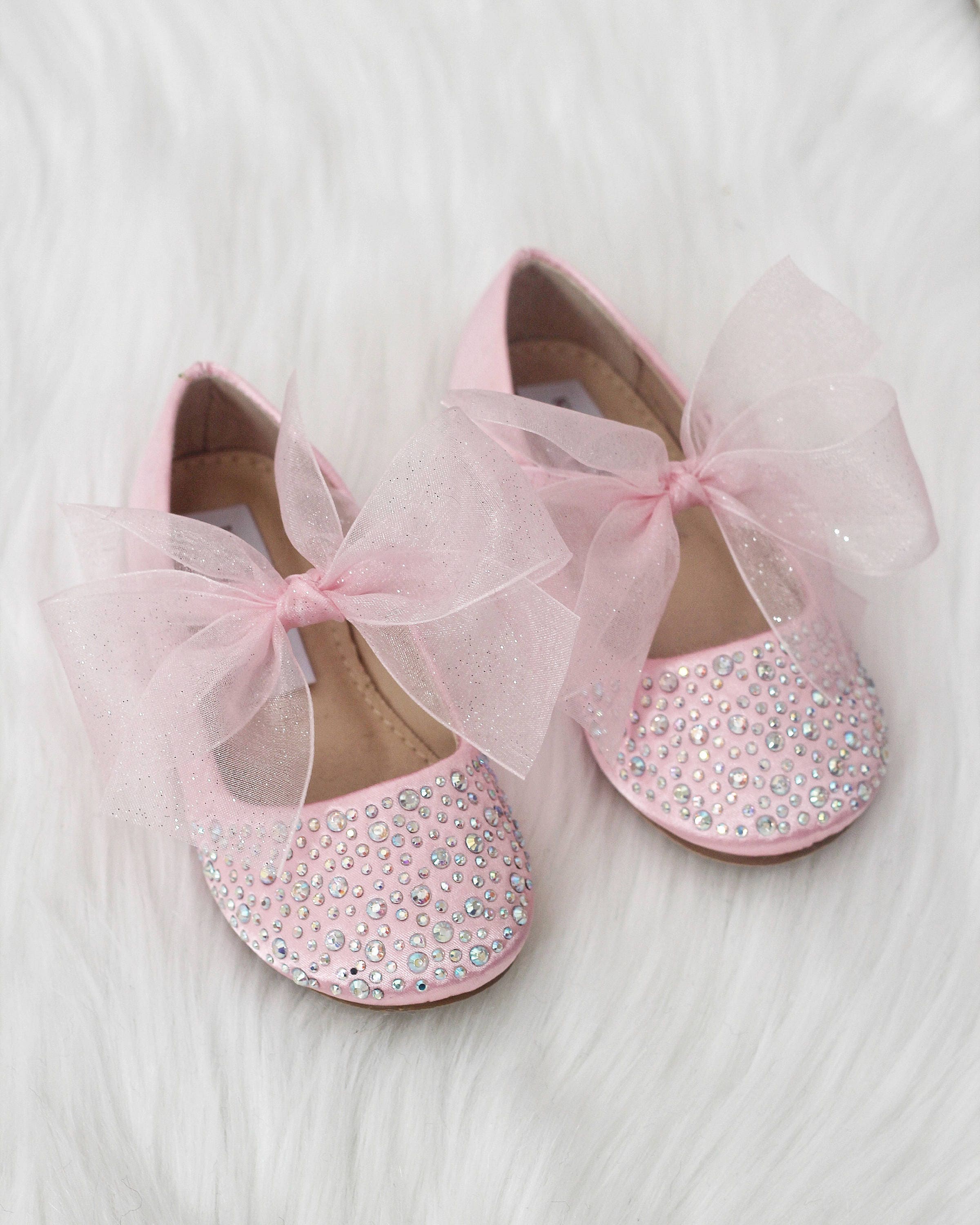 pink sequin ballet flats
