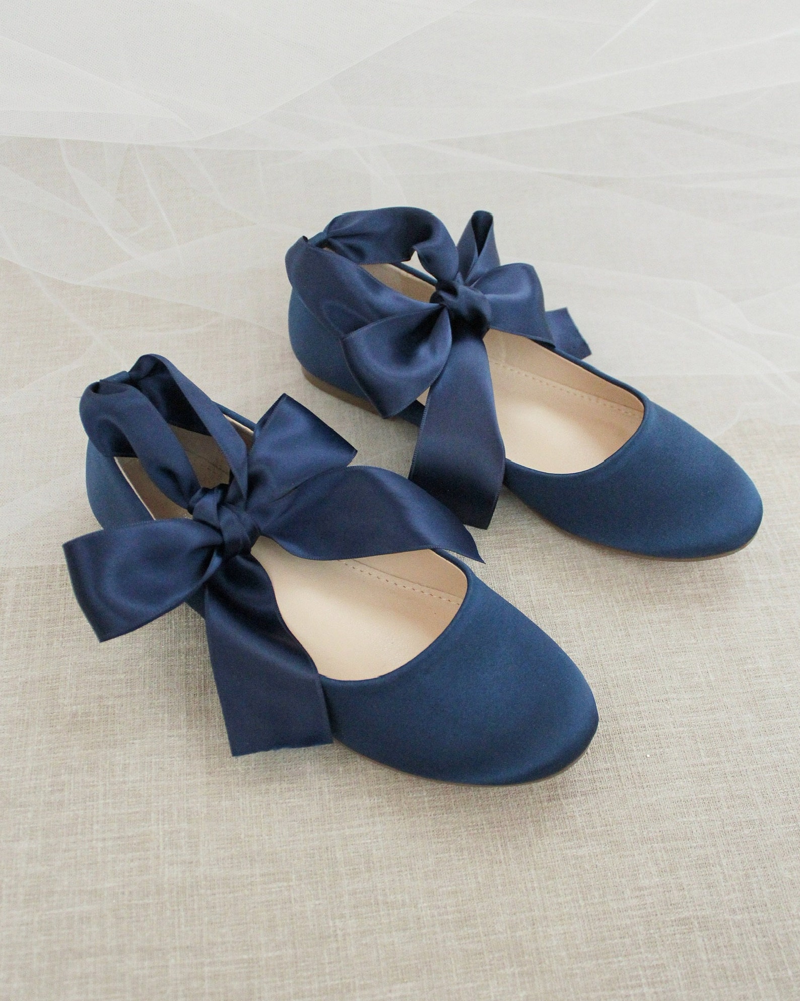 satin shoes flats