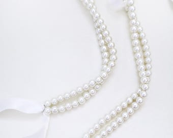 Lotus Karen Collana Di Perle Simulate – Girocollo Elegante Per Donna, Regalo Compleanno, Anniversario, Festa Della Mamma