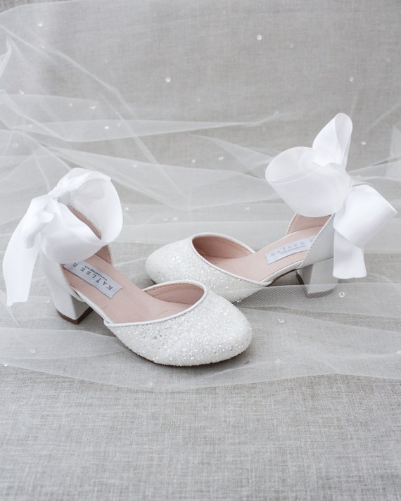 Comfy white deals heels