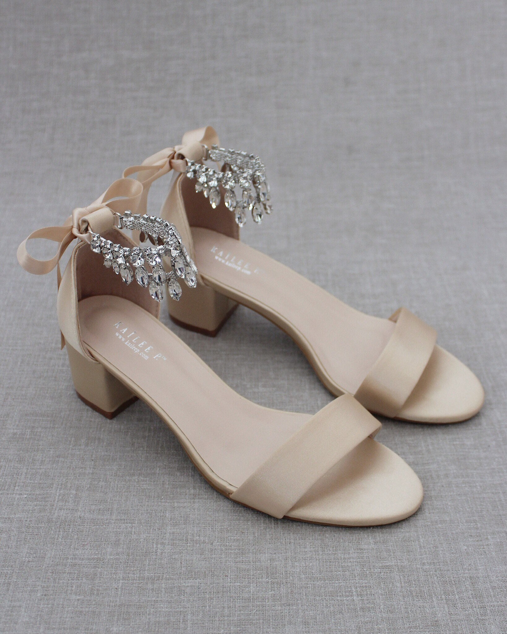 womens champagne sandals