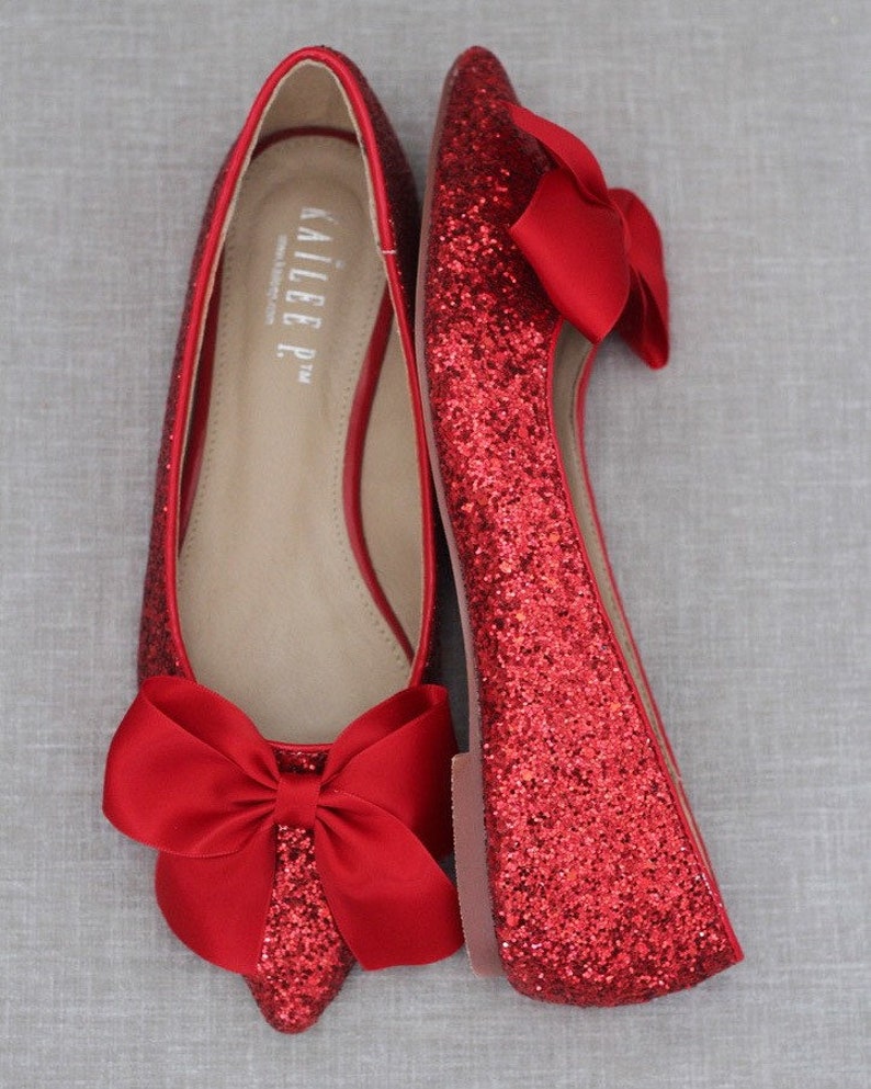 oversized bow flats
