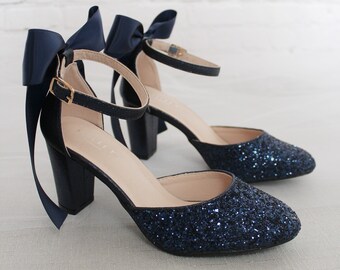 comfortable black stilettos