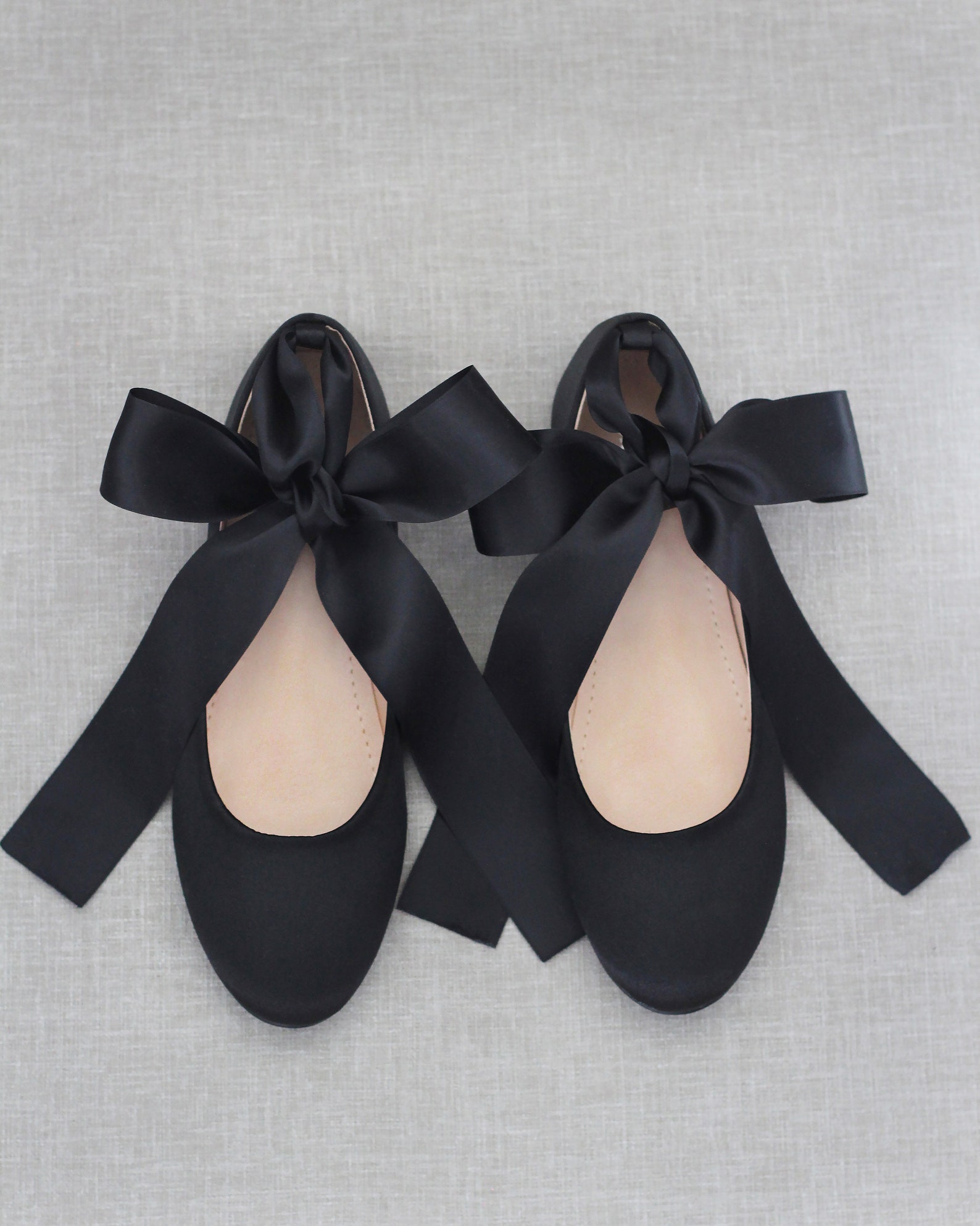 satin shoes flats