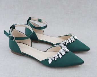 Green flats for wedding 2025