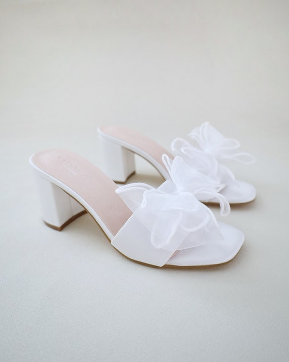 Geanie Heel White | Women's Shoes Heels | SOL SANA