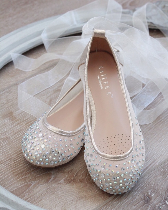 flower girl ballet pumps